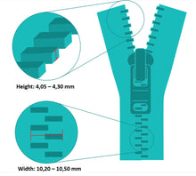 Ladda bilden i Gallerivisaren, Narrow Zipper XXL