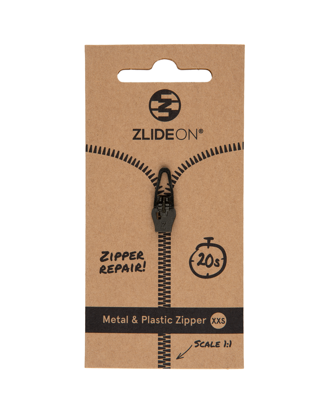 Metal & Plastic Zipper XXS