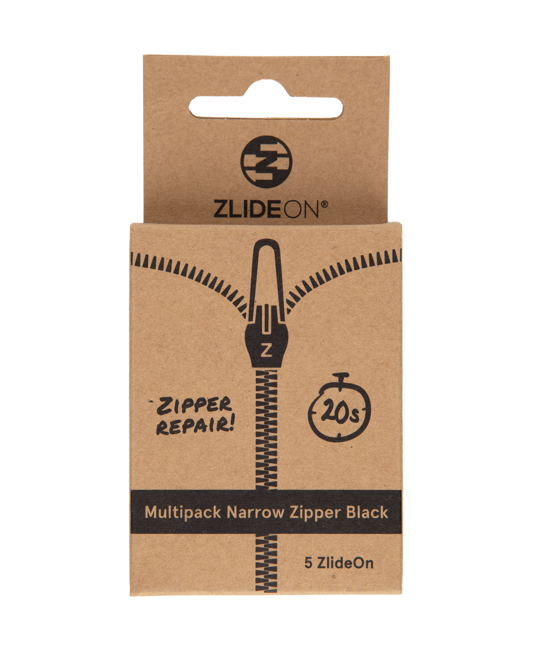 Multipack Narrow Zipper